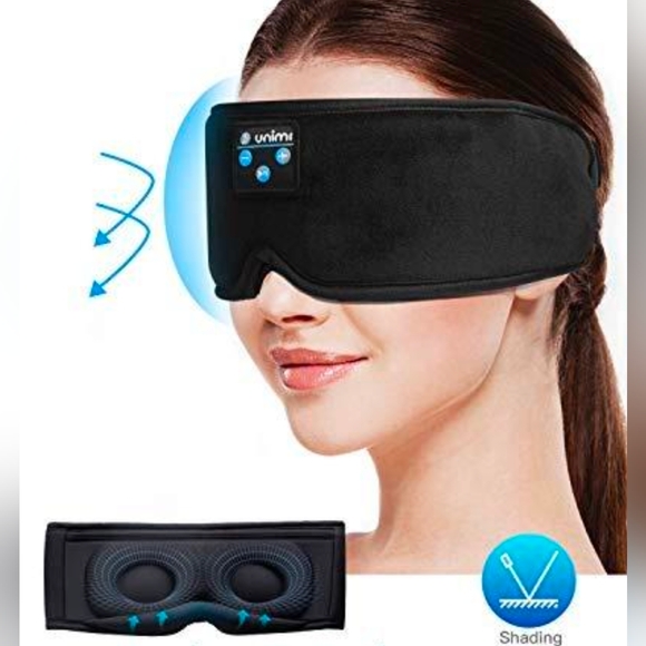 Unimi Bluetooth Music Eye Mask LOT 5 🖤 Great stocking stuffers 🧦 Music SPA - Picture 3 of 13